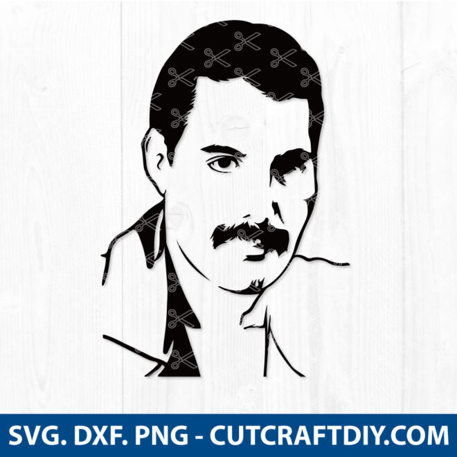 Freddie Mercury SVG