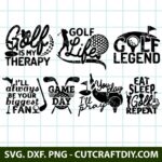 Golf SVG | Golf PNG | Golf SVG Bundle | Golf Player SVG | Golfing SVG | Golf Quotes SVG | DXF | EPS | for Cricut and Silhouette