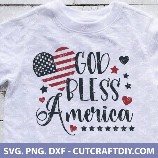 God Bless America SVG