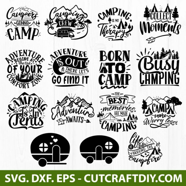 Huge Camping Svg Bundle