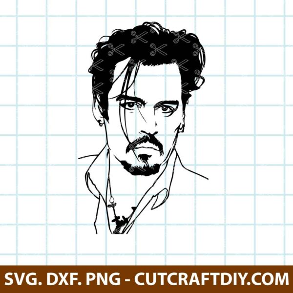 Johnny Depp SVG