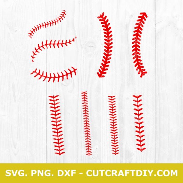 Baseball Stitches SVG