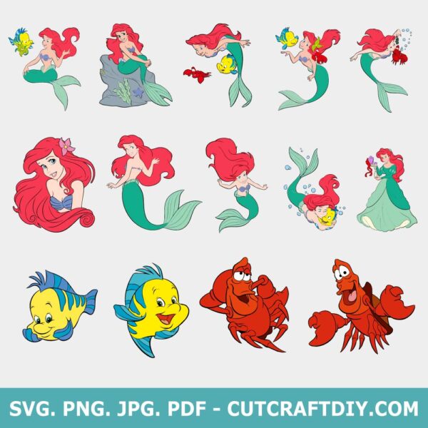 Little Mermaid SVG