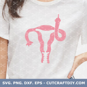 Uterus middle finger SVG