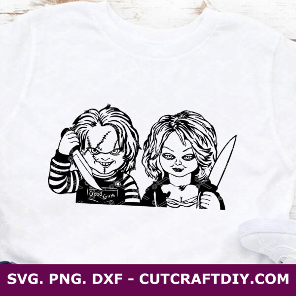 Chucky And Tiffany SVG