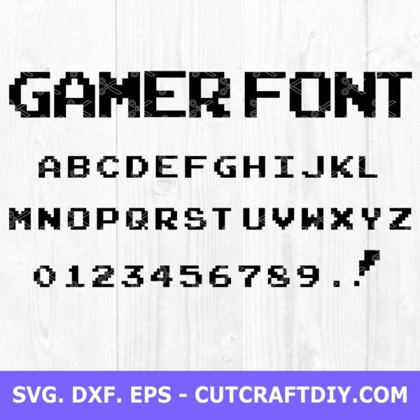 Gamer Font SVG