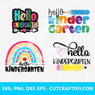 Hello Kindergarten SVG