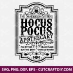 Hocus Pocus Apothecary SVG