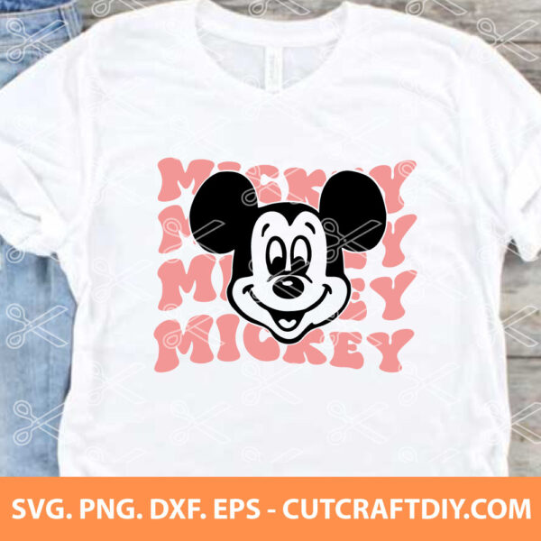 Mickey Mouse Face SVG