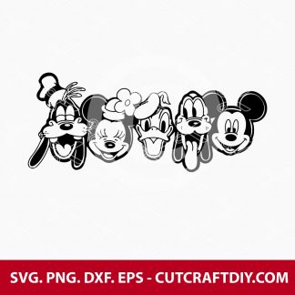 Mickey Mouse & Friends SVG