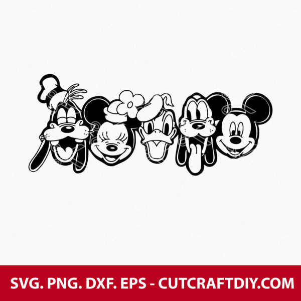 Mickey Mouse & Friends SVG