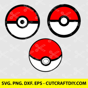 Pokeball SVG Cut File