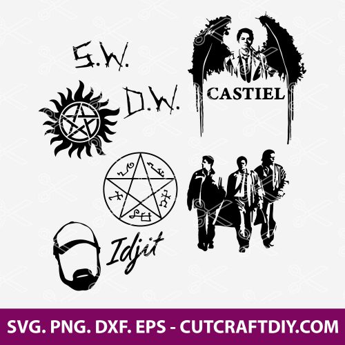 Supernatural Svg Dxf Png Eps Cut Files For Cricut & Silhouette