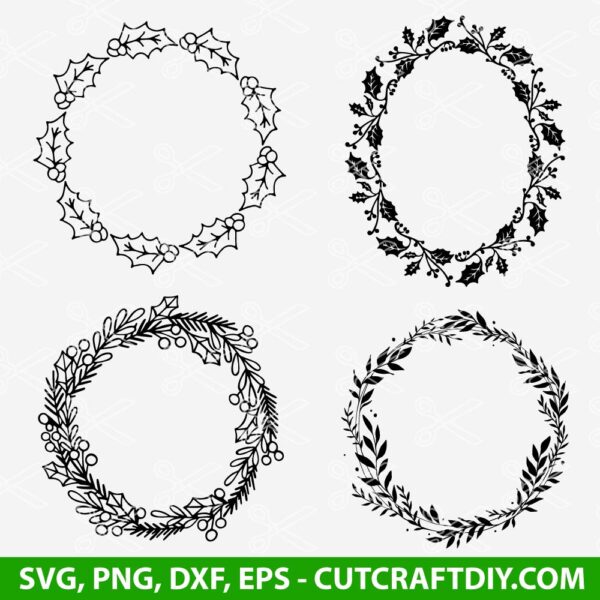 Christmas Wreath SVG