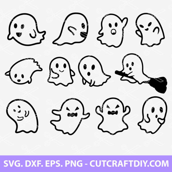 CUTE GHOST SVG