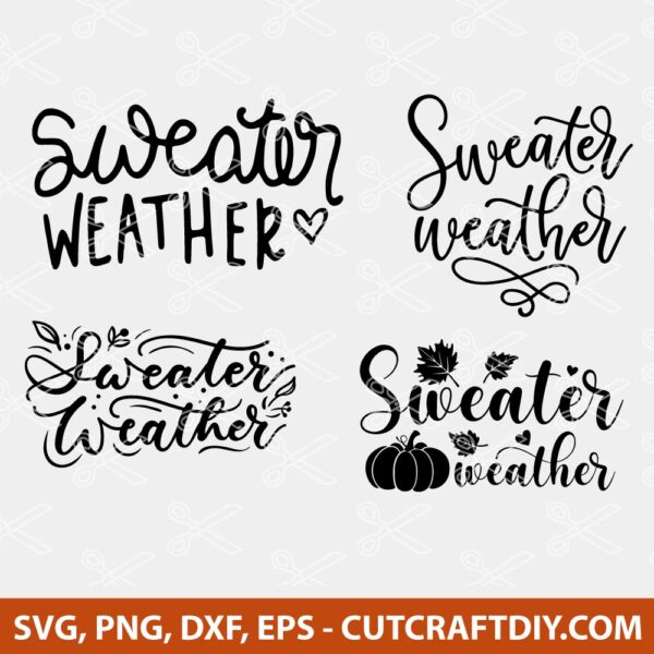 Sweater Weather SVG