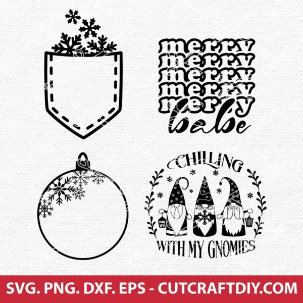 CHRISTMAS GNOMIES SVG