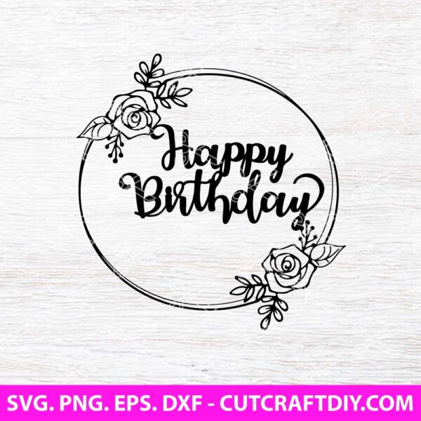 Happy Birthday SVG