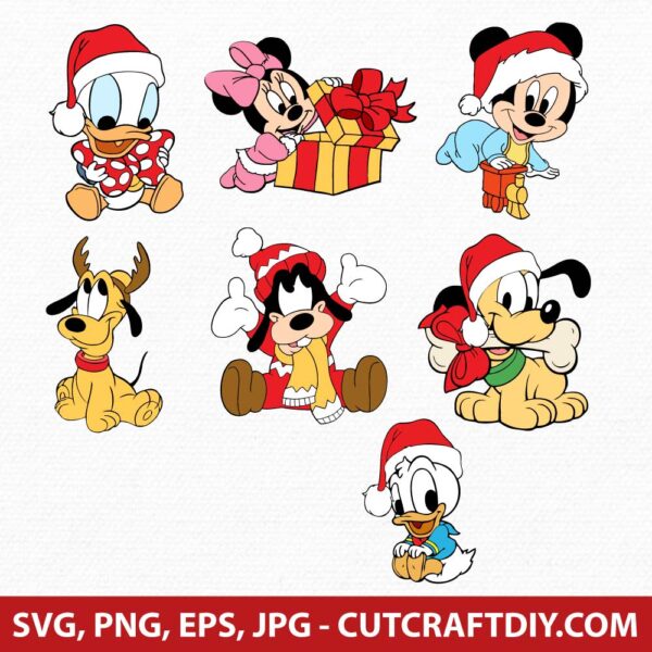 Mickey Christmas SVG