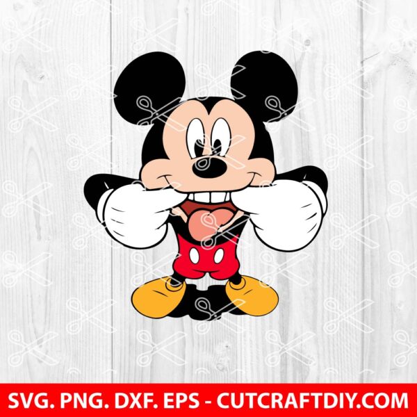 Mickey Tongue SVG