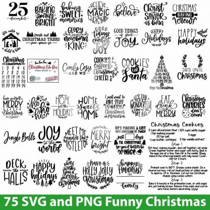 Funny Christmas SVG Bundle