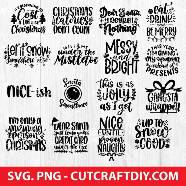 Funny Christmas SVG