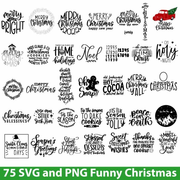 Funny Christmas SVG