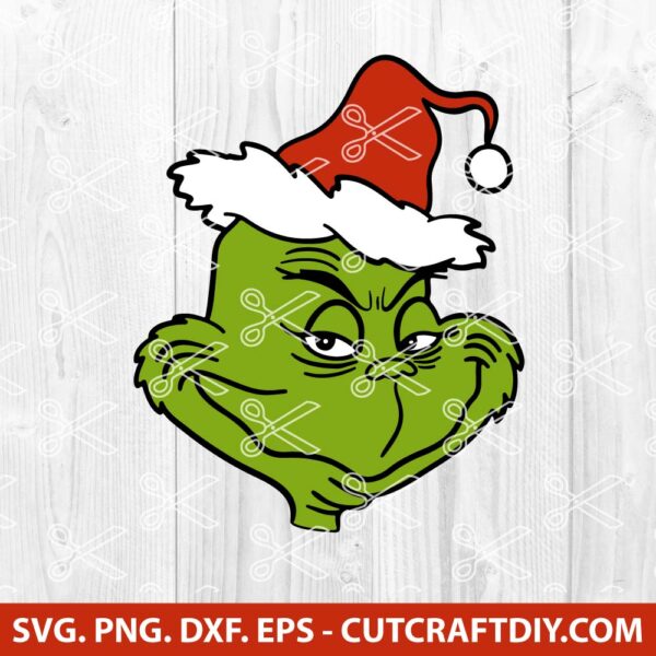 Grinch face svg