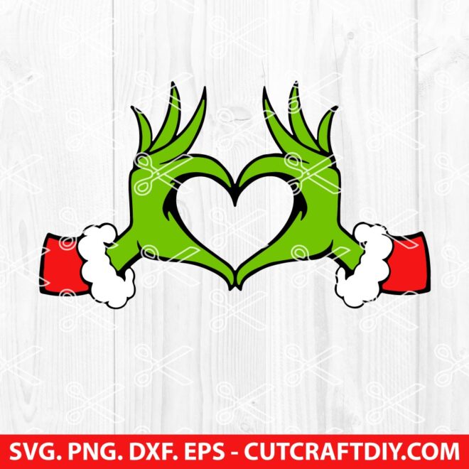 Grinch Heart SVG