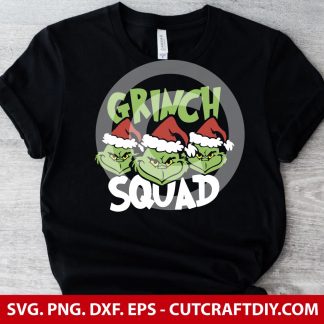 Grinch Squad SVG