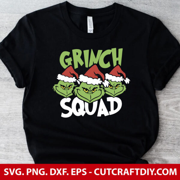 Grinch Squad SVG