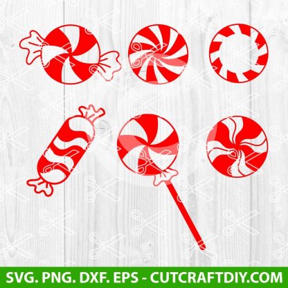 Peppermint Candy SVG