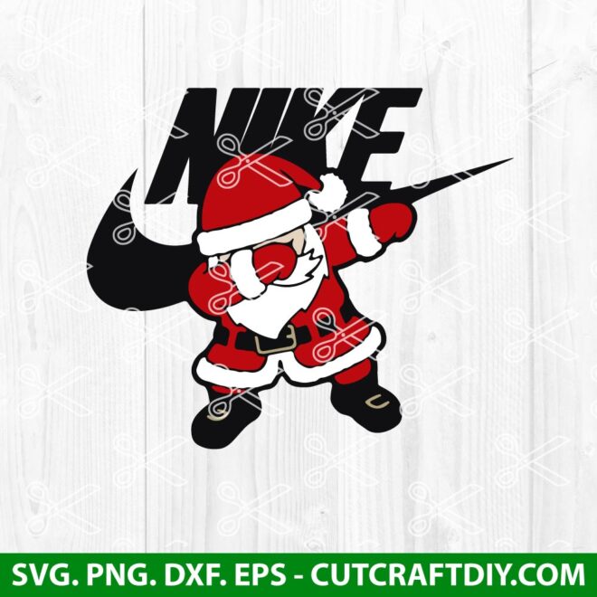 Santa Nike Logo SVG
