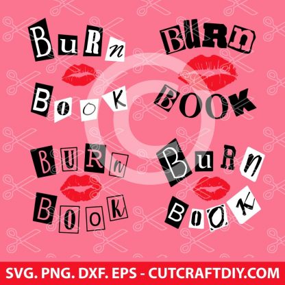 Burn Book Mean Girls Day Planner SVG