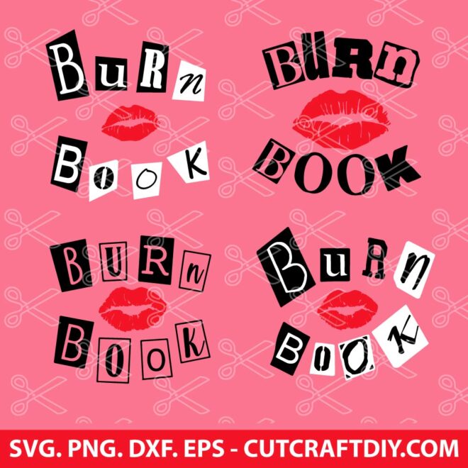 Burn Book Mean Girls Day Planner SVG