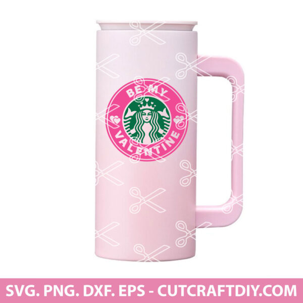 Starbucks Tumbler Valentines Day SVG