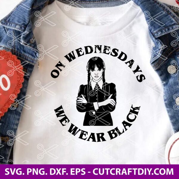 Wednesday Addams SVG