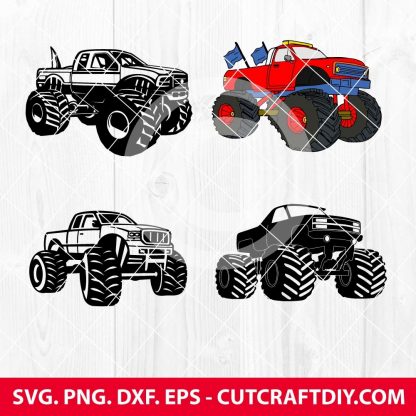 Monster Truck SVG Bundle