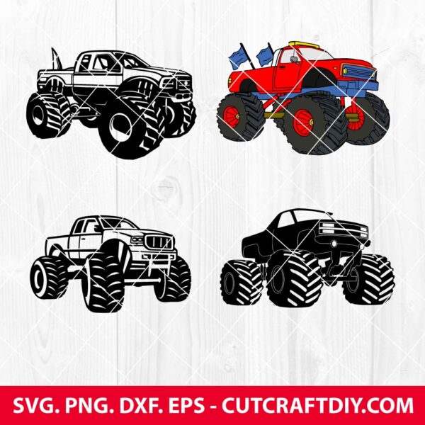 Monster Truck SVG Bundle