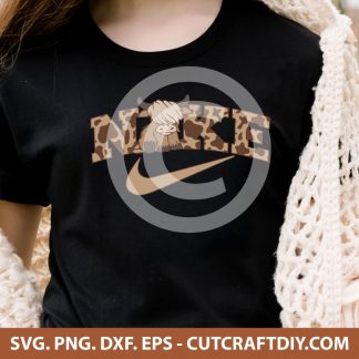 Nike Cow Print SVG