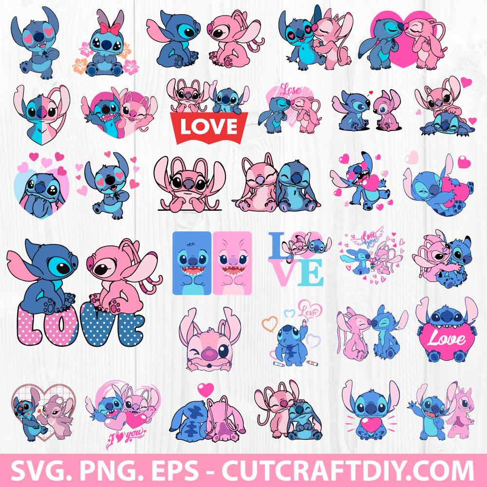 Valentine Stitch SVG Bundle
