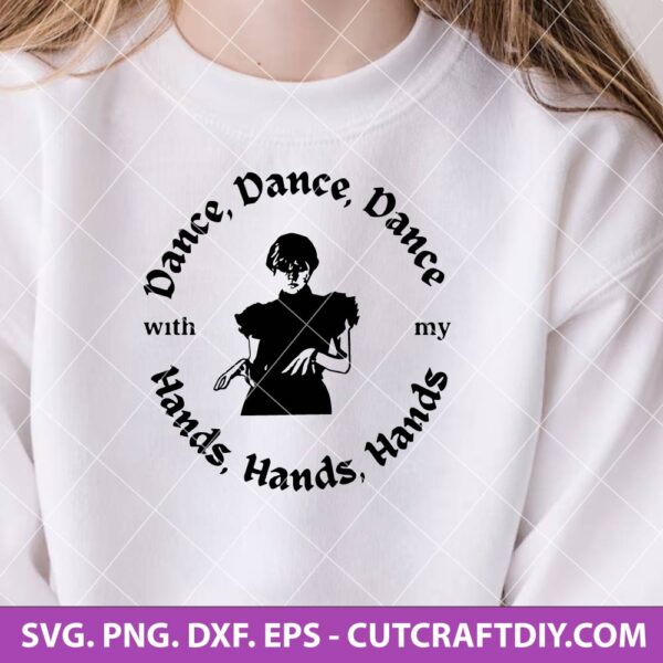 Wednesday Addams Dance SVG