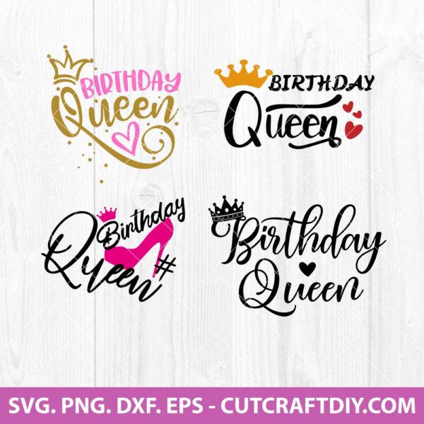 Birthday Queen SVG