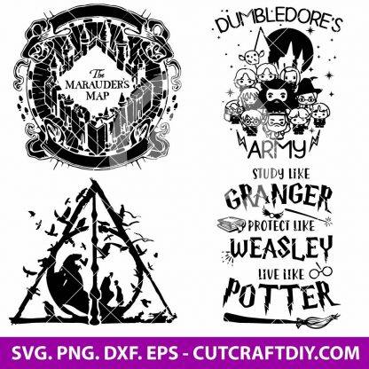 Deathly Hallows Harry Potter SVG