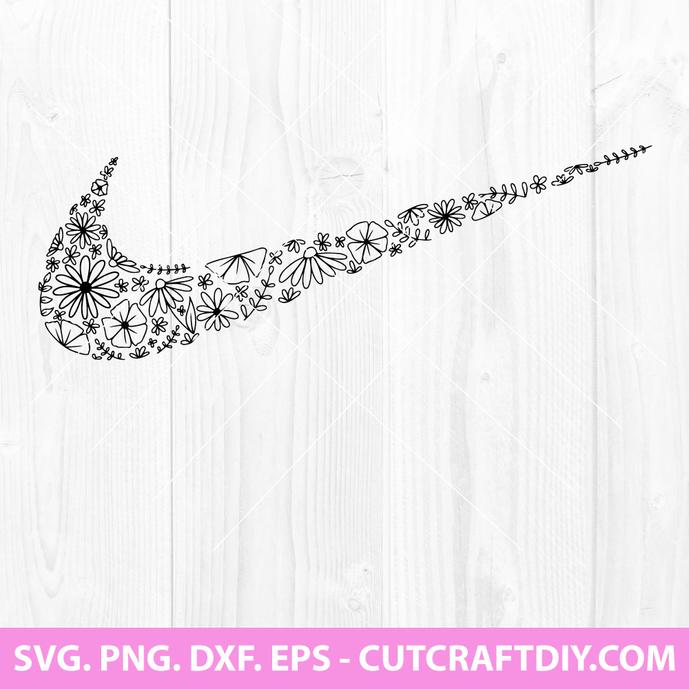 Swoosh SVG, PNG, DXF Digital Files Include