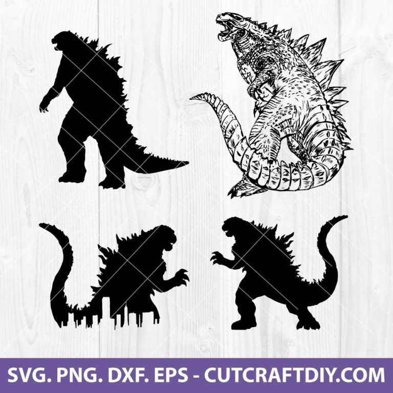 Godzilla SVG | Godzilla Clipart | Godzilla Vector | Dinosaur SVG