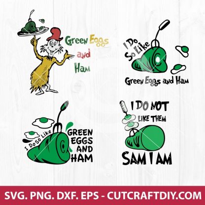 Green Eggs and Ham SVG