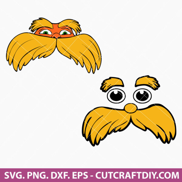 Lorax Face SVG