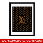Louis Vuitton Logo Pattern SVG