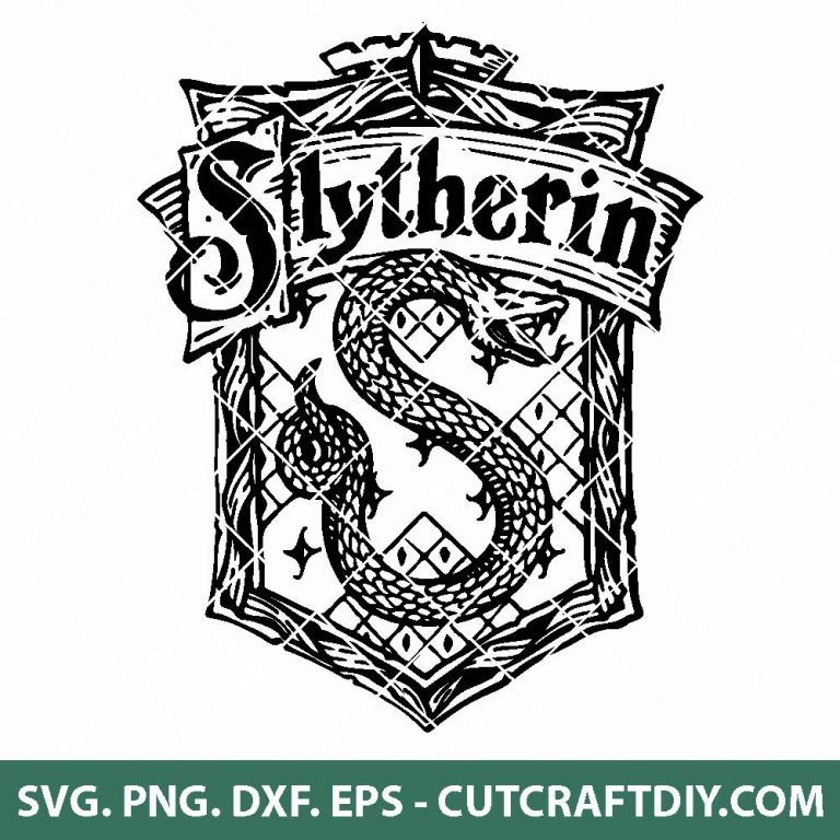 Slytherin SVG | Harry Potter SVG | Harry Potter Tattoos SVG | PNG